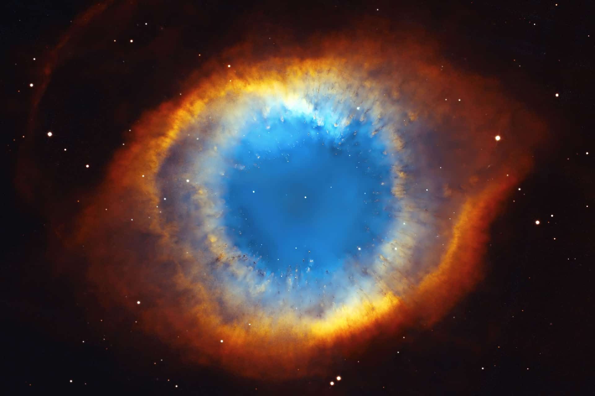 Helix nebula, eye of faith