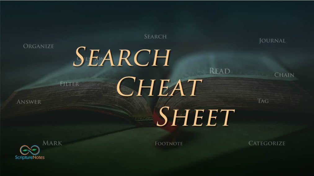 search cheat sheet